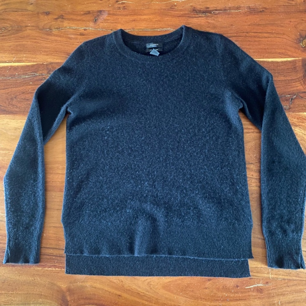 Halogen Black Cashmere Sweater - Picture 4 of 6